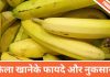 Benefits and Side Effects of Banana in Hindi